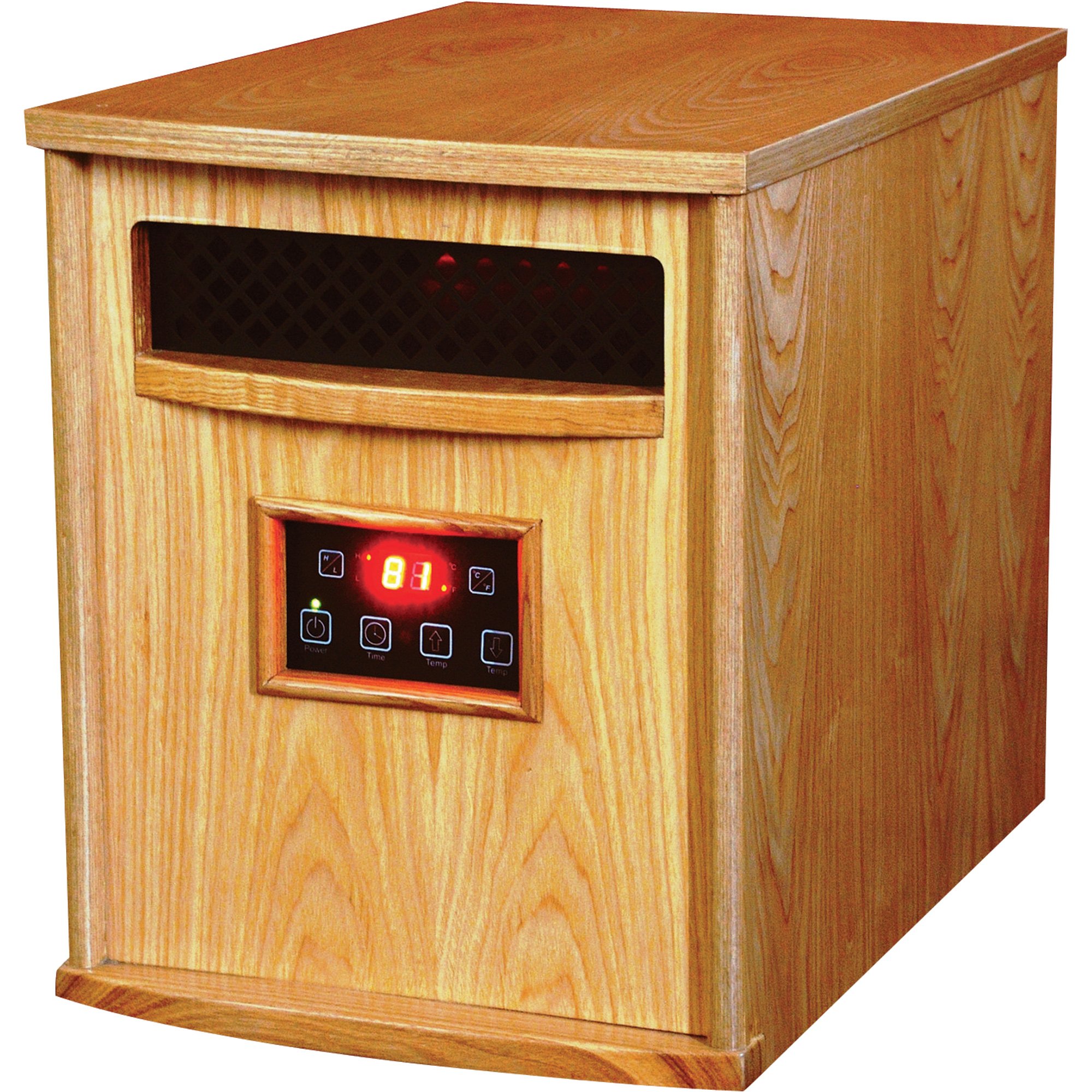 LifeSmart Infrared Quartz Heater — 5200 BTU, 1500 Watts, Natural Oak, Model# LS-PP1500-6NAT